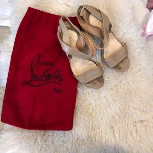 Christian Louboutin Strappy Heels, Authentic